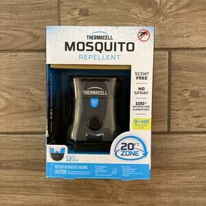 Thermacell Rechargeable Mosquito Repeller, Grey NEW!